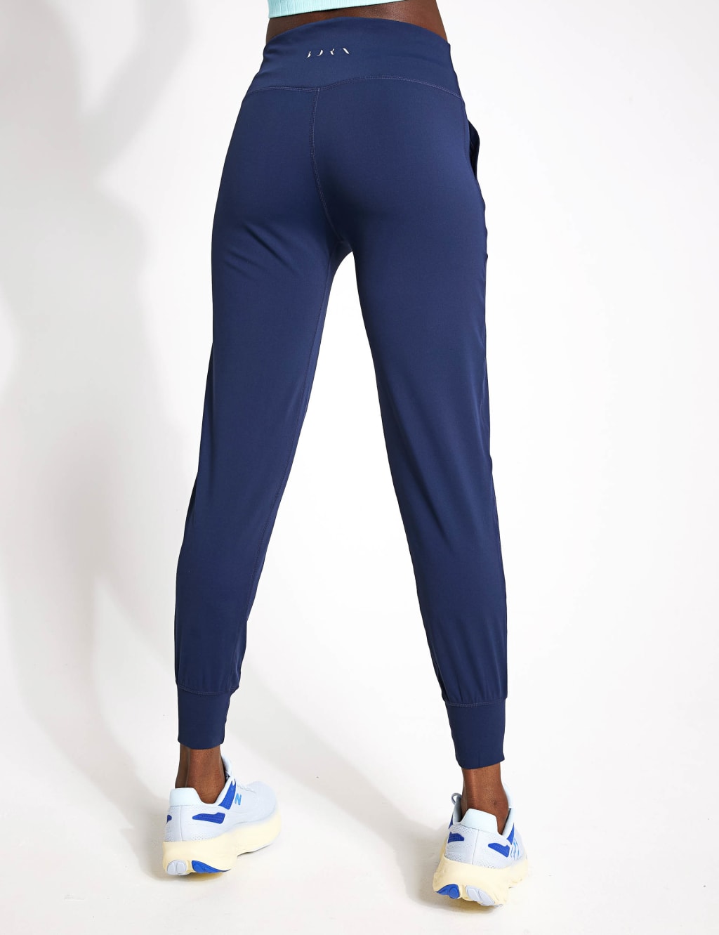 High waisted slim fit joggers clearance