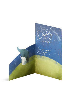 Daddy Elephant Father's Day Card Image 2 of 3
