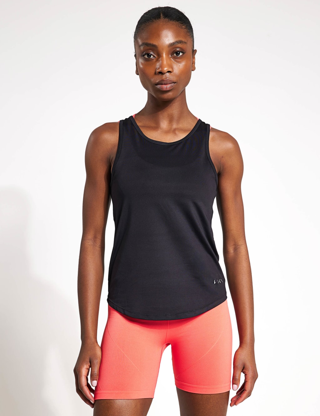 Daila Crew Neck Open Back Vest Top BORN M&S