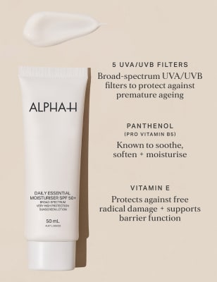 Daily Essential Moisturiser SPF50+ 50ml Image 2 of 4
