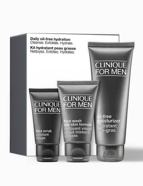 Daily Oil-Free Hydration Skincare Set for Men Image 1 of 1