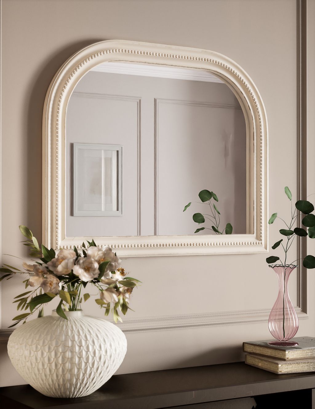 Daphne Curved Mantel Mirror 3 of 5