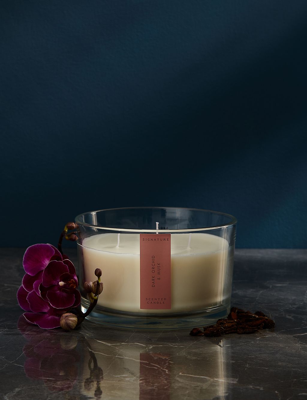 Dark Orchid & Musk 3 Wick Candle 1 of 4