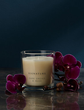 Dark Orchid & Musk Boxed Candle Image 2 of 5