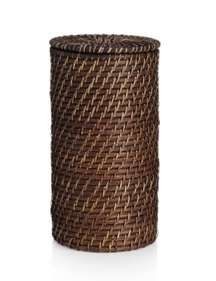 Dark Weave Toilet Roll Basket M&S