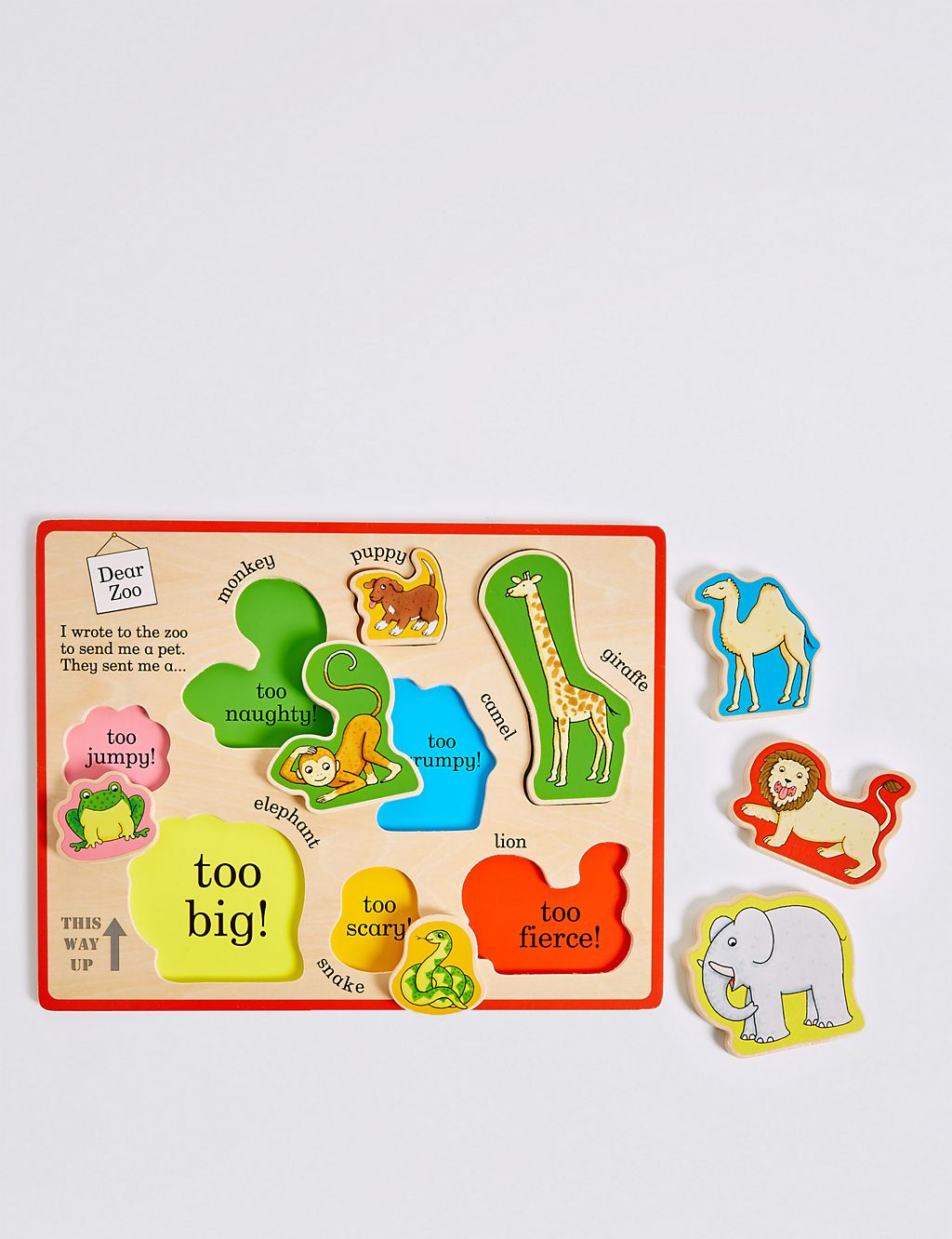 Dear Zoo Wooden Puzzle Tray 2 of 3