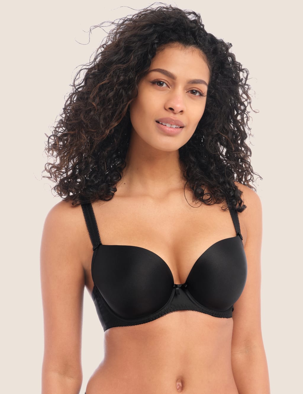 Freya Lingerie Deco Padded bra DD-GG cup BLACK –