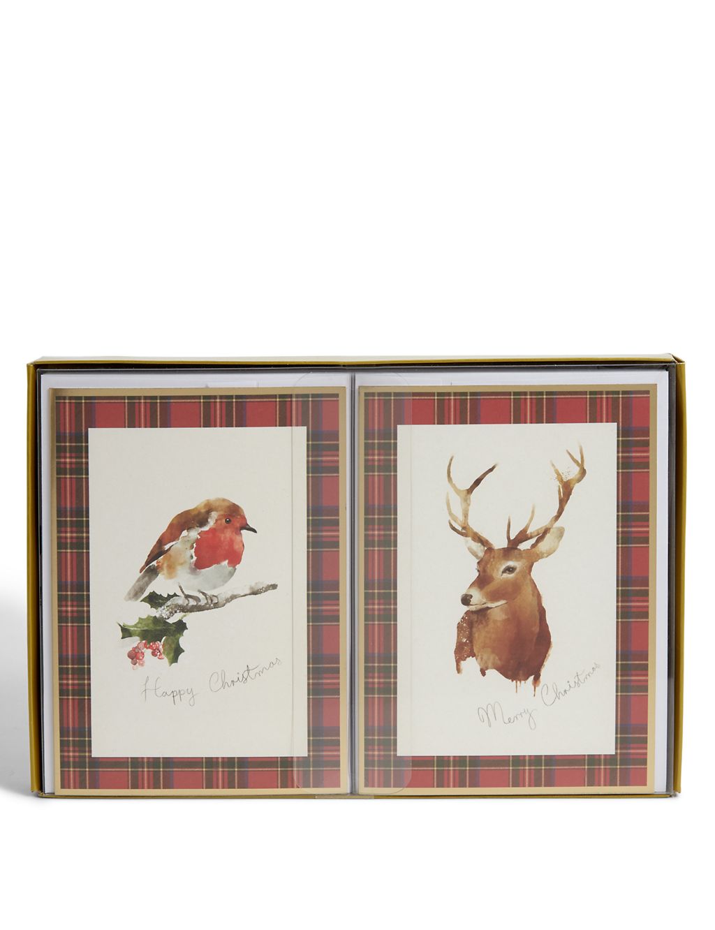 Deer & Robin Christmas Cards - Pack of 20 4 of 4