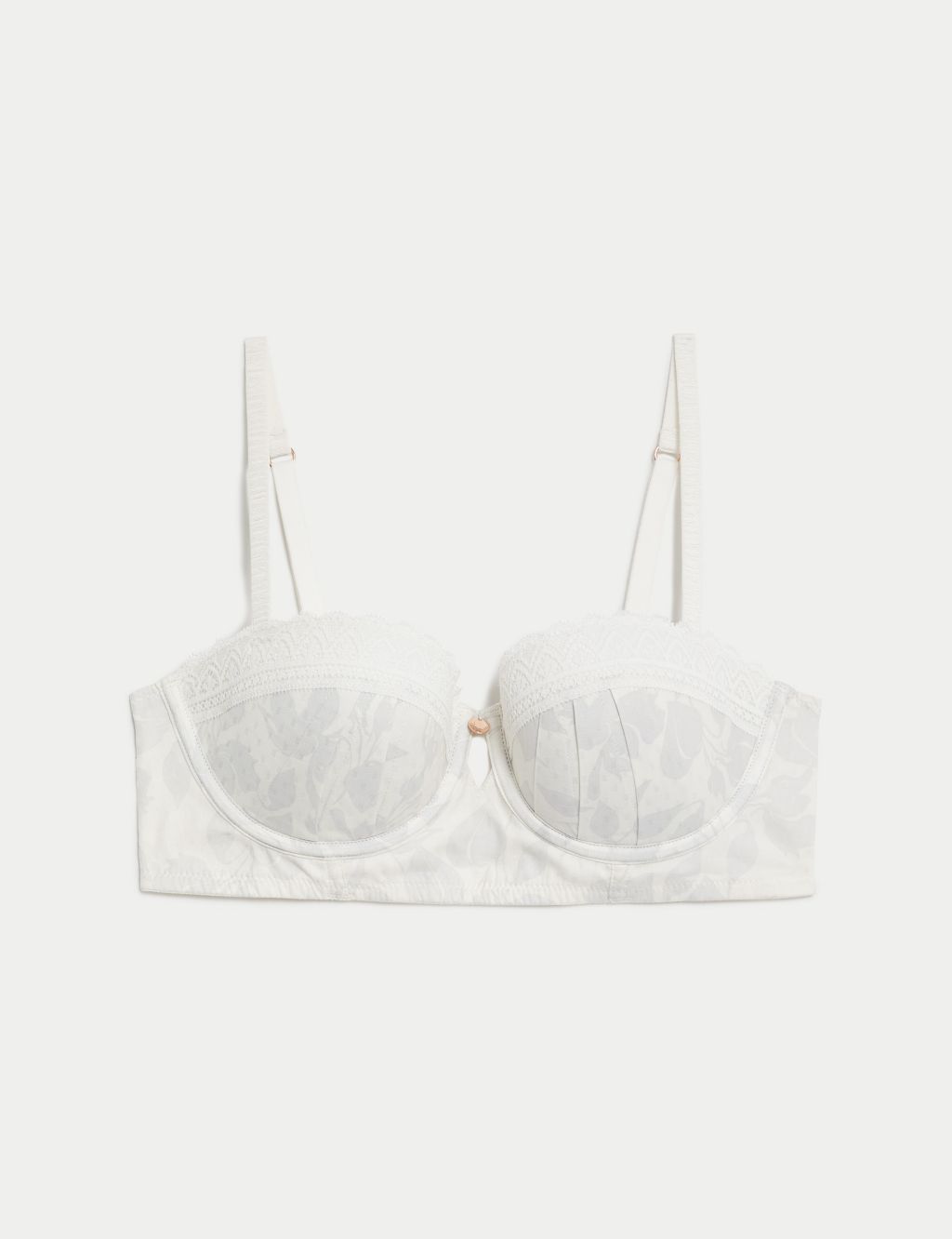 Delphine Wired Balcony Bra With Cotton (A-E) 1 of 8