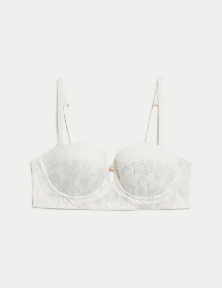 Delphine Wired Balcony Bra With Cotton (A-E) 2 of 8