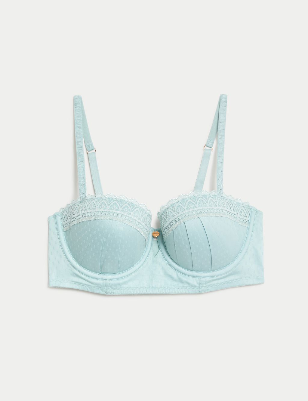 Delphine Wired Balcony Bra With Cotton (A-E) 1 of 7