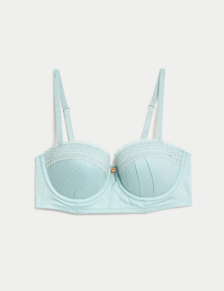 Delphine Wired Balcony Bra With Cotton (A-E) 2 of 7