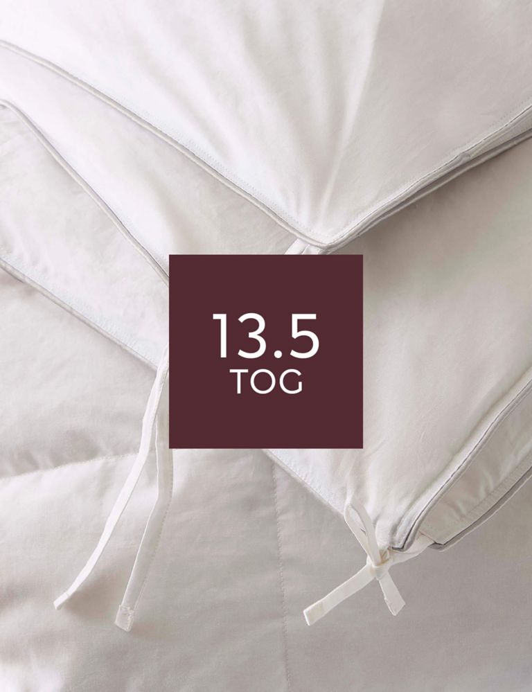 Deluxe Hungarian Goose Feather & Down 13.5 Tog All Seasons Duvet 3 of 3