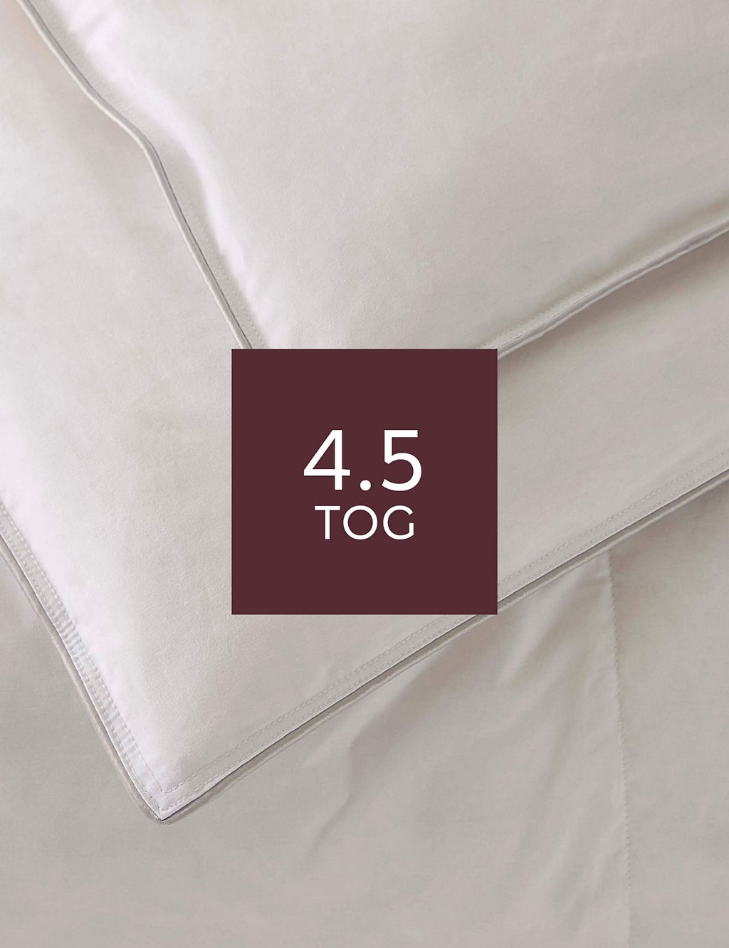 Deluxe Hungarian Goose Feather & Down 4.5 Tog Duvet 2 of 3