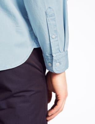 m&s denim shirt mens