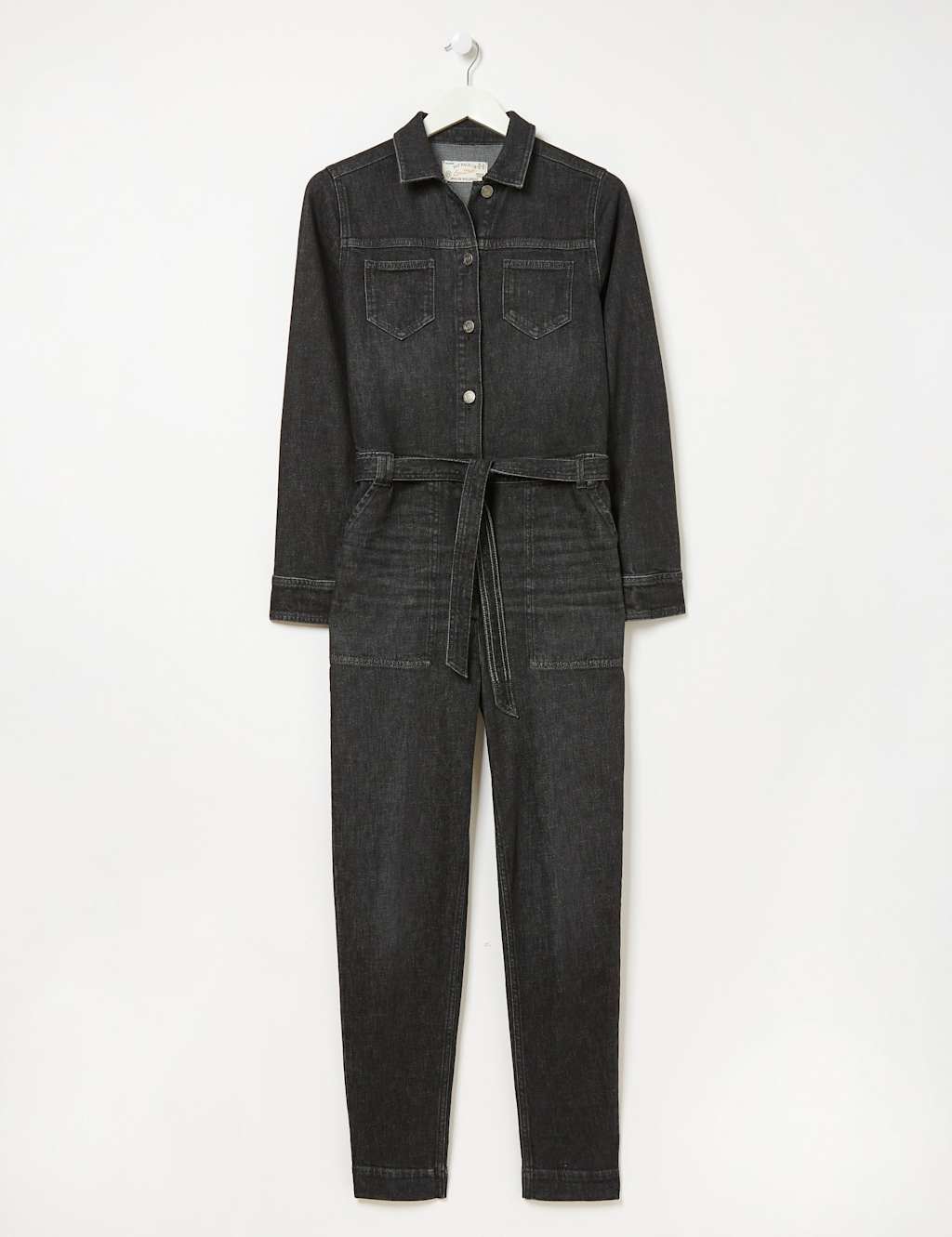 Denim Belted Boilersuit 2 of 4