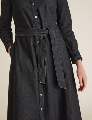 Boden lena outlet denim shirt dress