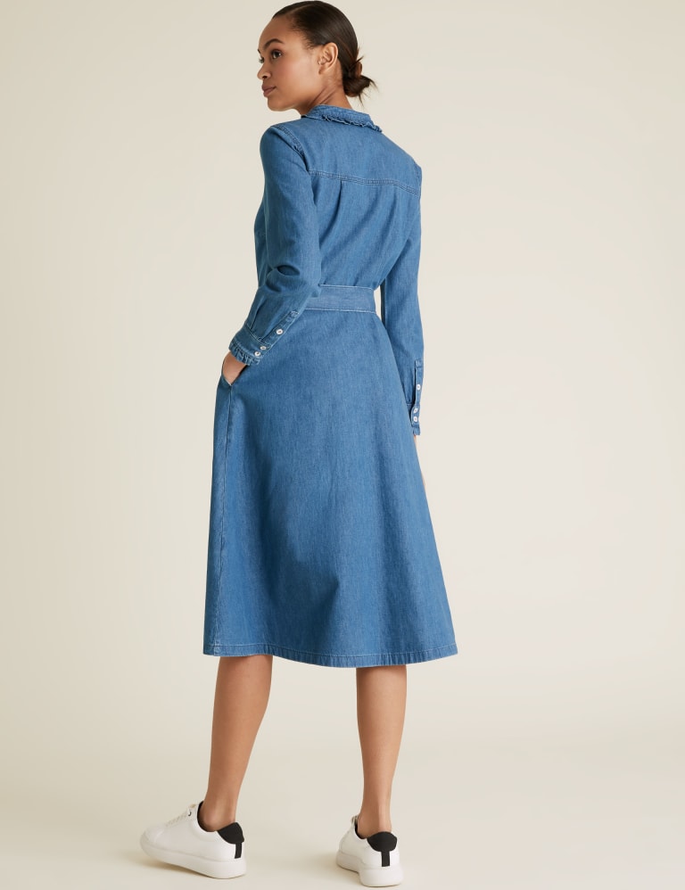 Denim shirt dress discount marks and spencer