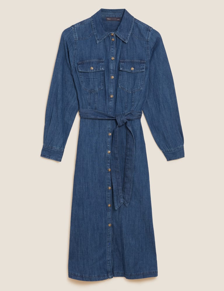 Marks and spencer limited collection denim dress clearance
