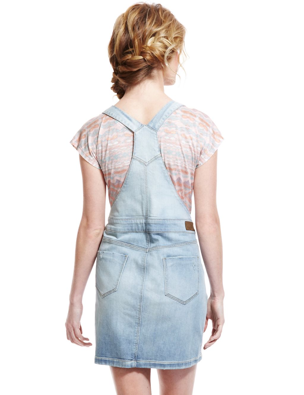 Denim Bleached Pinafore 5 of 5