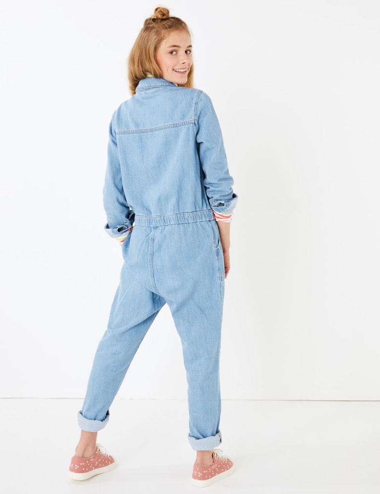 Denim Boiler Suit 6 16 Years M S