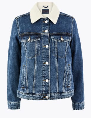 ladies denim jacket marks and spencer