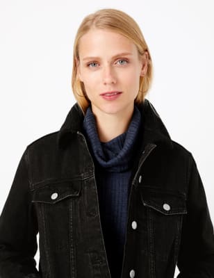 marks and spencer borg jacket