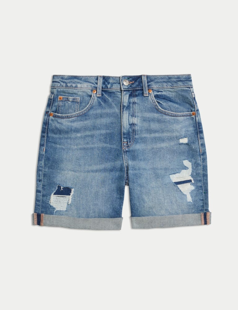 Ripped boyfriend outlet shorts