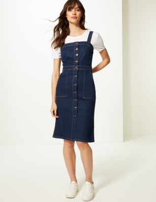 marks and spencer denim dress