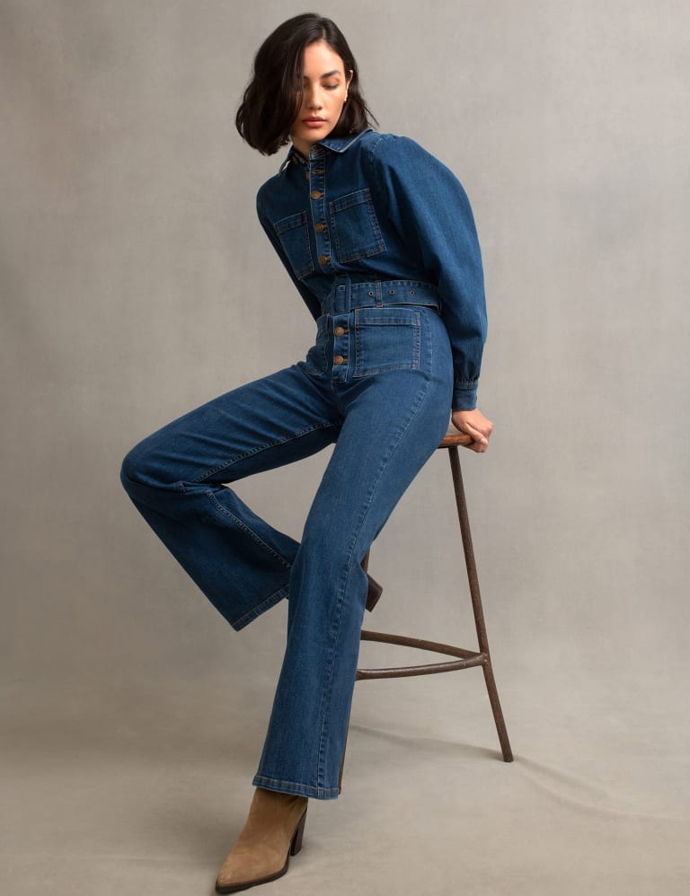 Denim jumpsuit marks and spencer hotsell