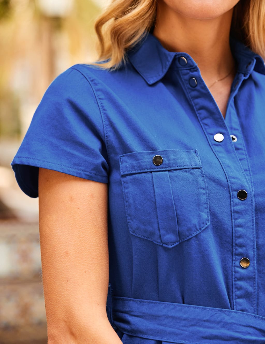 Short sleeve button best sale down shirt dress