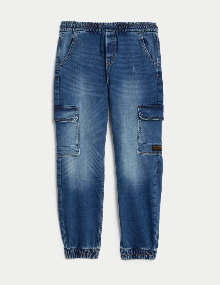 Denim Cargo Joggers (6-16 Yrs) 2 of 5