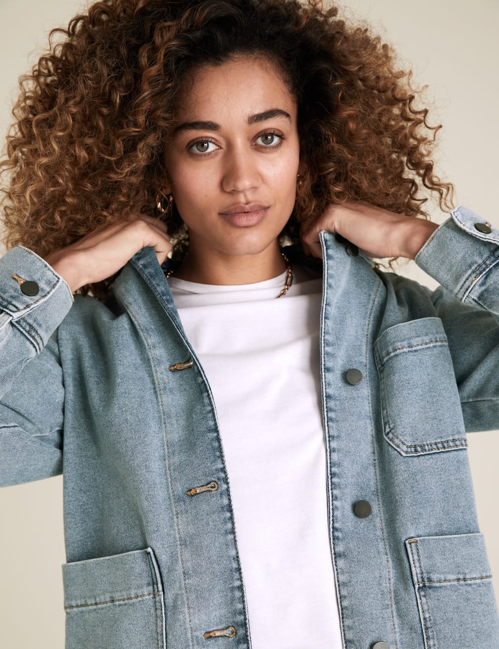 M&s ladies denim on sale jacket