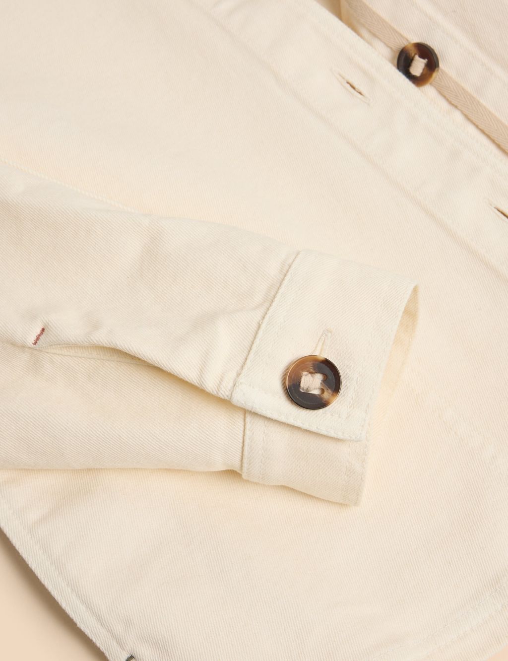 Denim Collared Relaxed Jacket | White Stuff | M&S