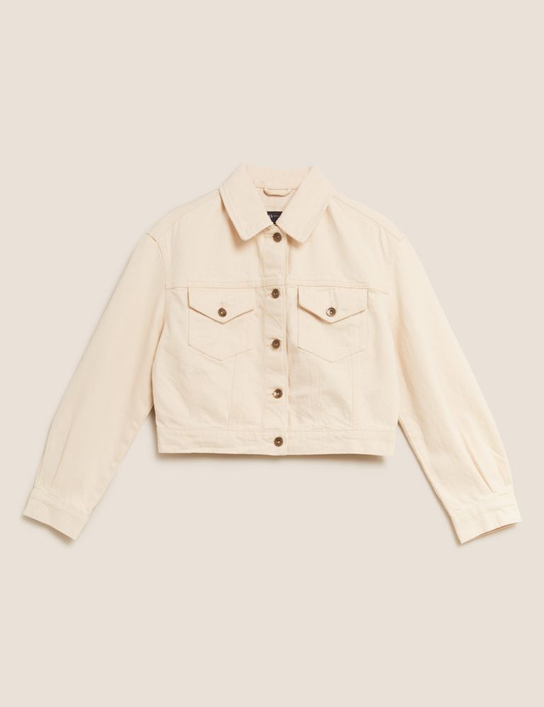 Denim Cropped Jacket | M&S Collection | M&S