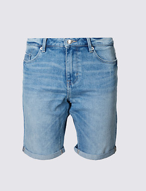 Denim Crosshatch Shorts | M&S Collection | M&S