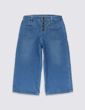 Denim Culottes (5-14 Years) Image 2 of 3