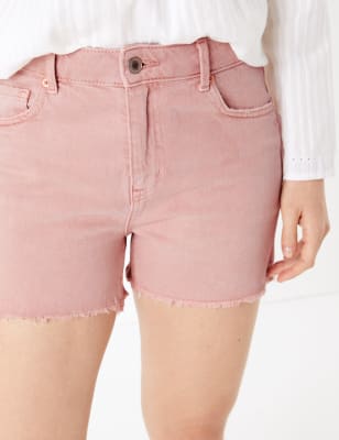 cut off high waisted shorts