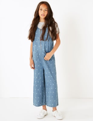 m and s denim jumpsuit