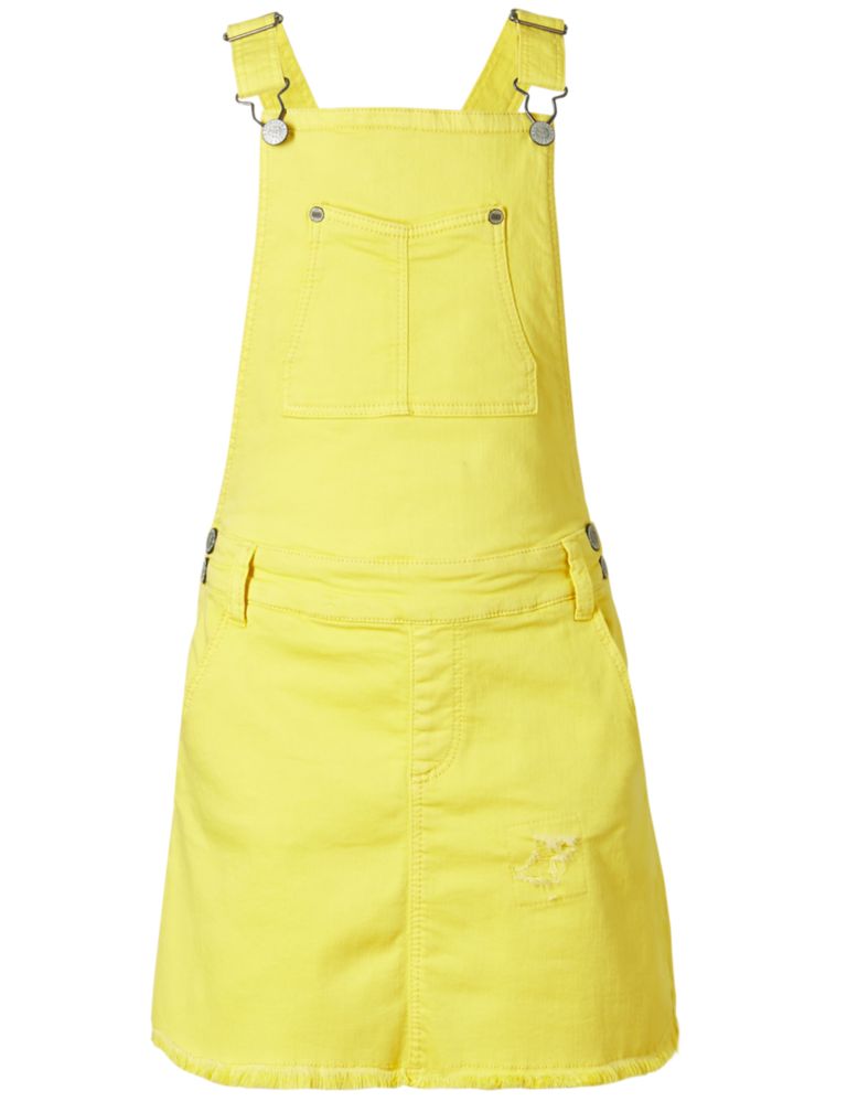 Denim Dungaree Dress with Modal (5-14 Years) 4 of 5