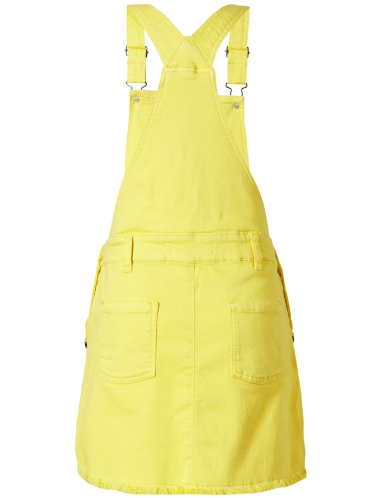 Denim Dungaree Dress with Modal (5-14 Years) 5 of 5
