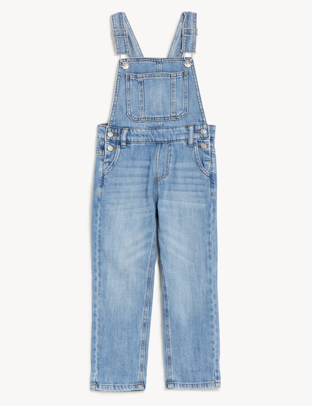 Denim Ripped Dungarees (6-16 Yrs)