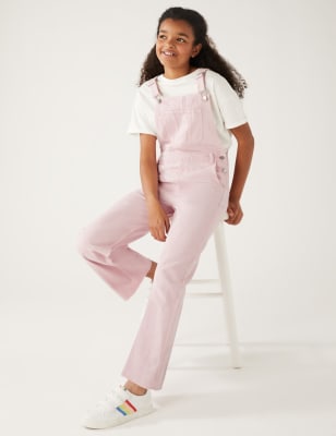 Denim Dungarees (6-16 Yrs), M&S Collection