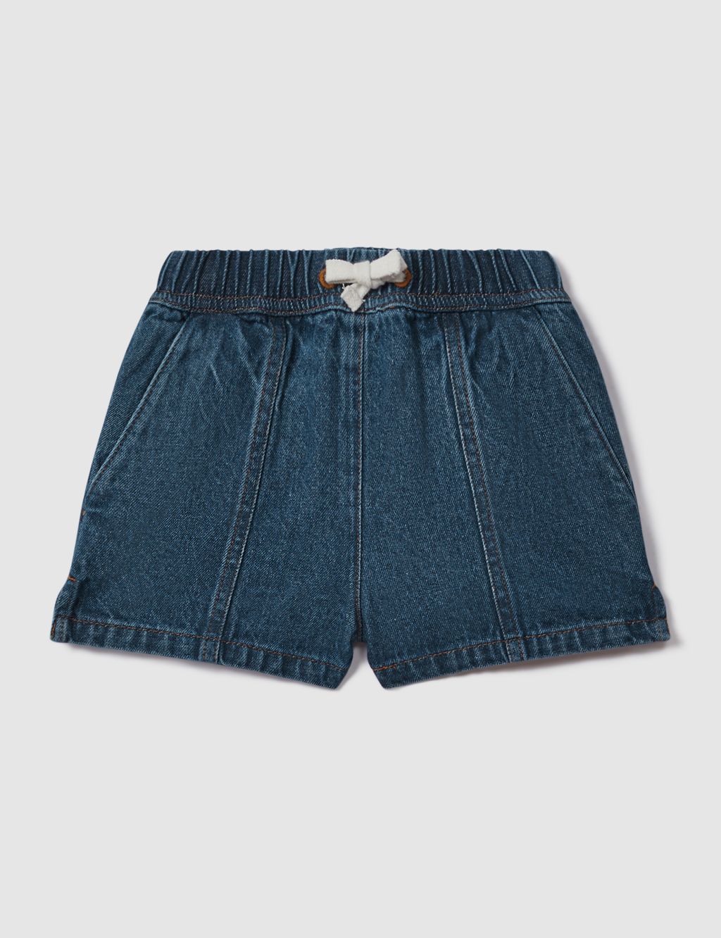 Denim Elasticated Waist Shorts (4-14 Yrs) 1 of 4