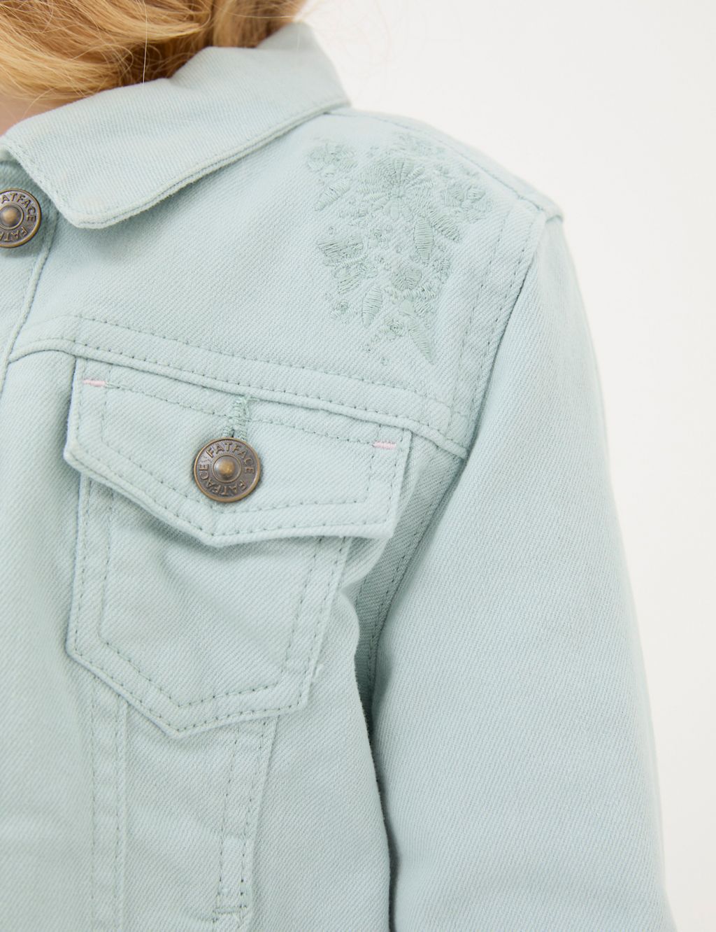 Denim Embroidered Jacket (3-13 Yrs) 5 of 5