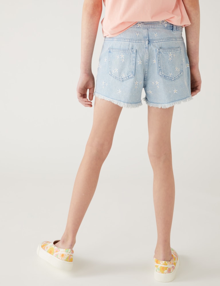 M&s womens denim discount shorts