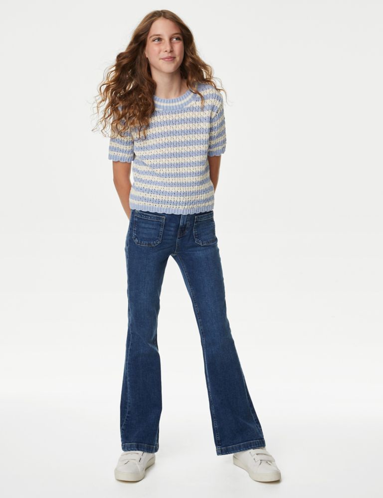 Denim Flared Jeans (6-16 Yrs) 1 of 5