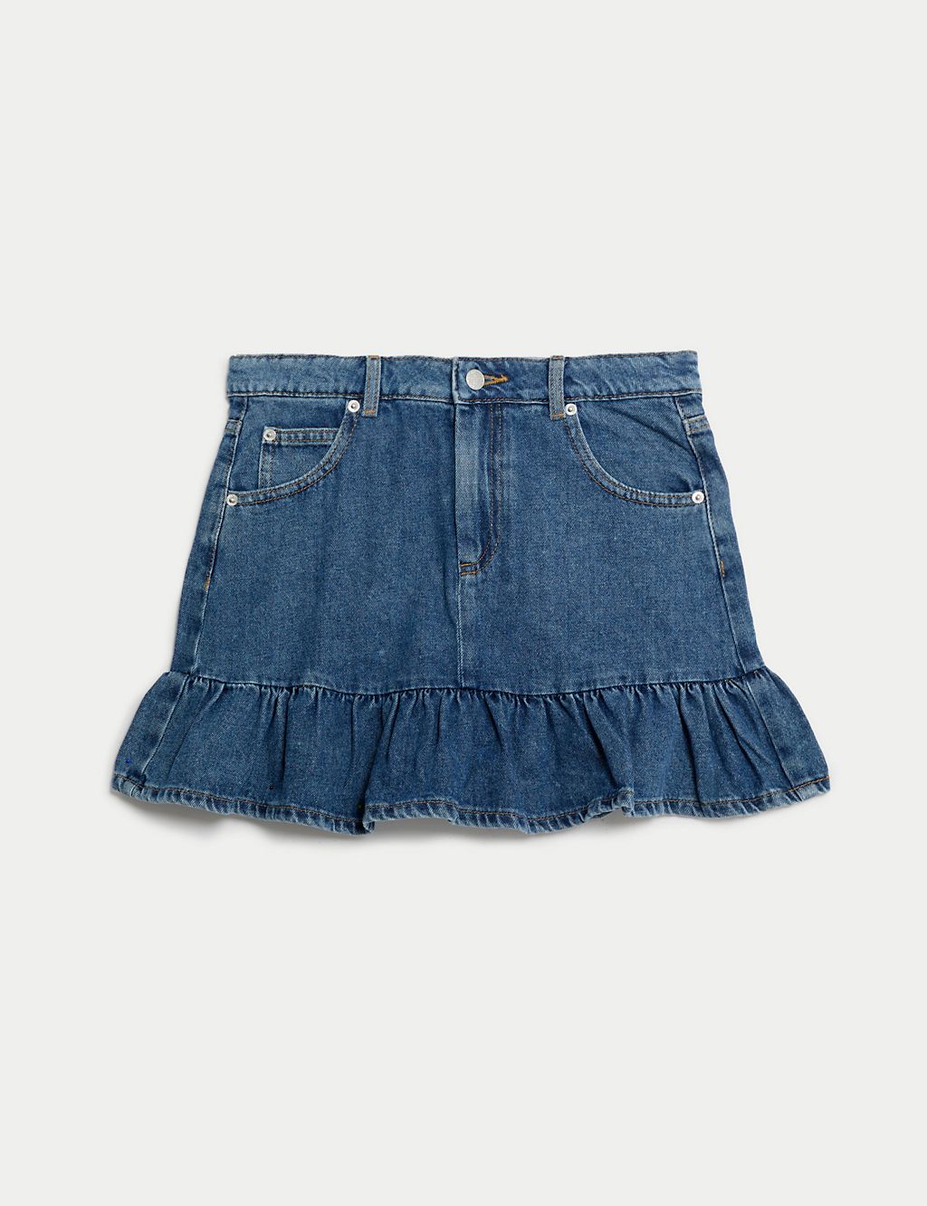 Denim Frill Skirt (6-16 Yrs) | M&S Collection | M&S