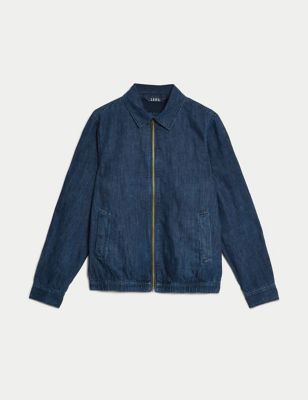 Denim Harrington Jacket | M&S Collection | M&S