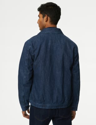 Denim harrington outlet jacket